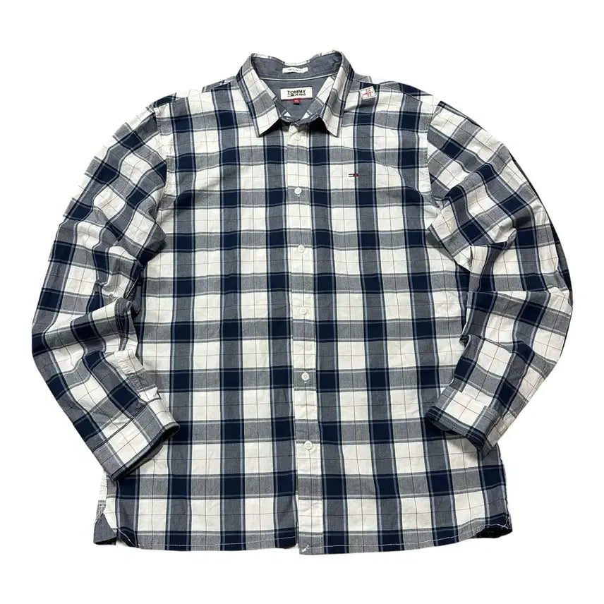 [BUNJANG] Tommy Jeans Check Regular Fit Shirt / (바배) 타미 진스 체크 레귤러핏 셔츠