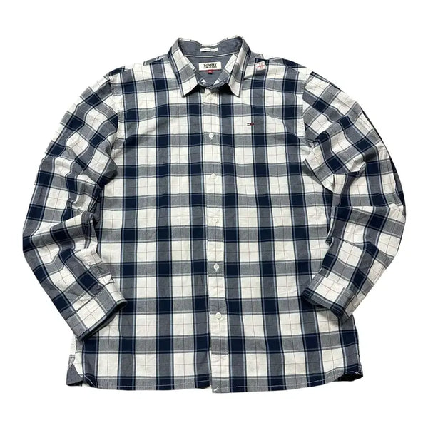 [BUNJANG] Tommy Jeans Check Regular Fit Shirt / (바배) 타미 진스 체크 레귤러핏 셔츠