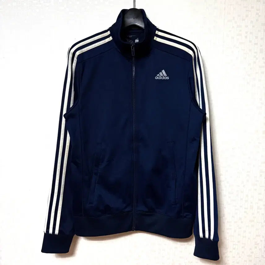 [BUNJANG] Adidas 3-Stripes Jersey Zip-Up Jacket Navy / [M,95]아디다스 삼선 져지 집업 자켓 네이비