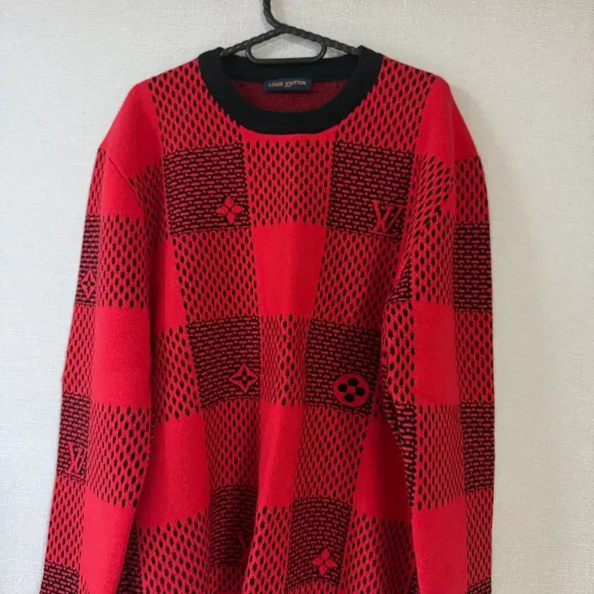 [BUNJANG] Louis Vuitton Pattern Knit Sweater / 루이비통 패턴 니트 100