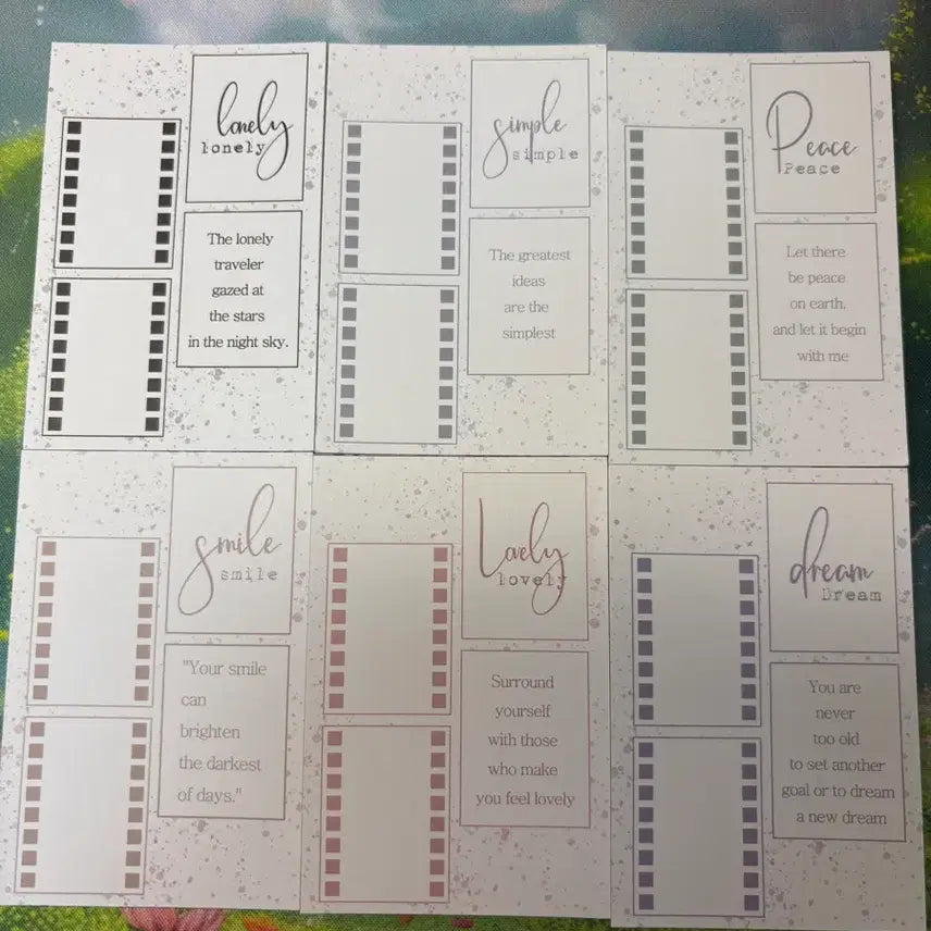 [BUNJANG] Diary Decoration Memo Pad Set / 다이어리 꾸미기 소분 떡메 세트 다꾸 용품