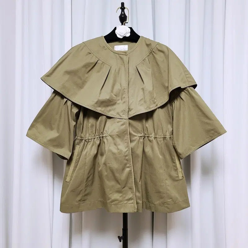 [BUNJANG] Lenivon Cape String Jacket / 레니본 케이프 스트링 자켓