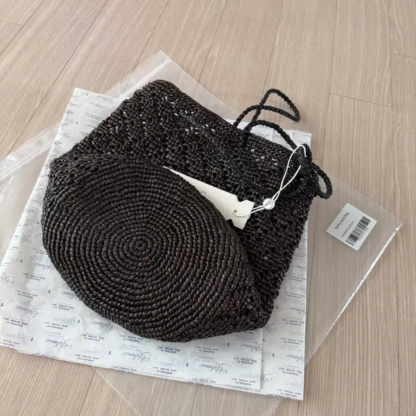 [BUNJANG] URBANIC30 Raffia Tote Bag / 얼바닉30 라피아 색 백 새상품