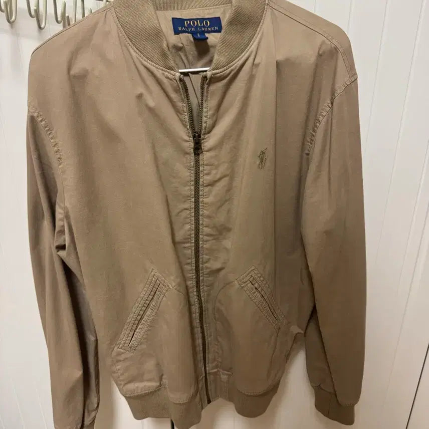 [BUNJANG] Polo Ralph Lauren Beige Blouson Jacket / 폴로자켓