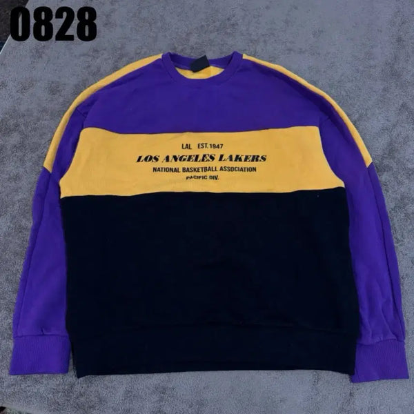 [BUNJANG] NBA Color-Blocked Sweatshirt L / NBA 배색 맨투맨 L