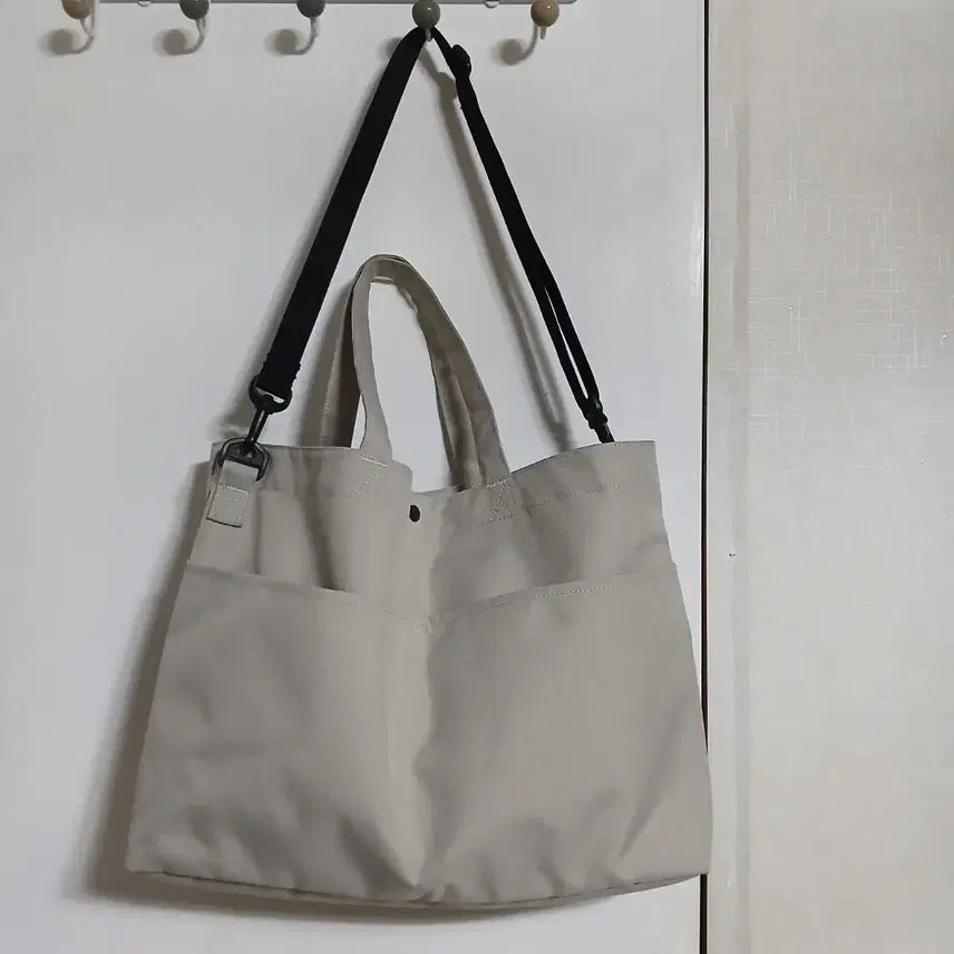 [BUNJANG] Muji Fabric Tote Bag Shoulder Bag / 무인양품 패브릭토트백 숄더백