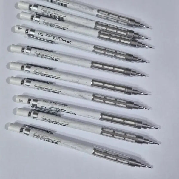 [BUNJANG] Pentel Graph 1000 Limited Edition 0.5 Marble White Mechanical Pencil / 그래프1000 리미티드 8 마블화이트