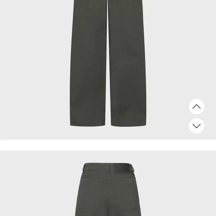 [BUNJANG] Tenue V E. All Curved Barrel Pants Khaki / 테누브 커브드 배럴 팬츠