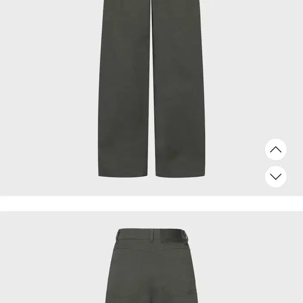 [BUNJANG] Tenue V E. All Curved Barrel Pants Khaki / 테누브 커브드 배럴 팬츠