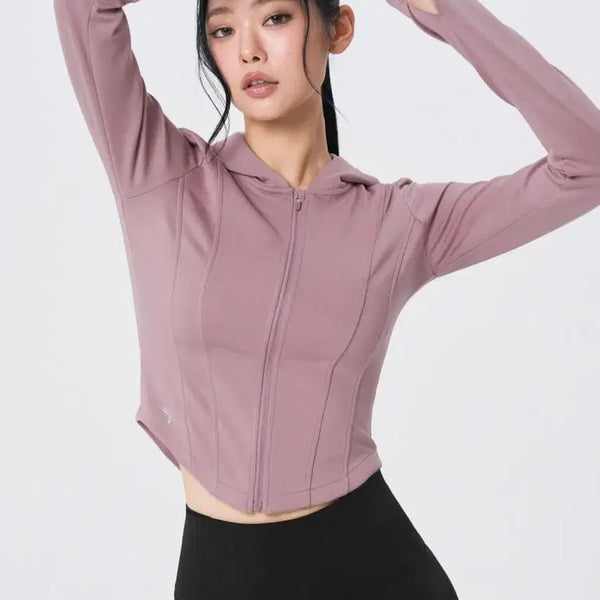 [BUNJANG] Xexymix Soft Slim Hooded Zip-Up Jacket / [새상품] 젝시믹스 소프트 슬림 후드 집업