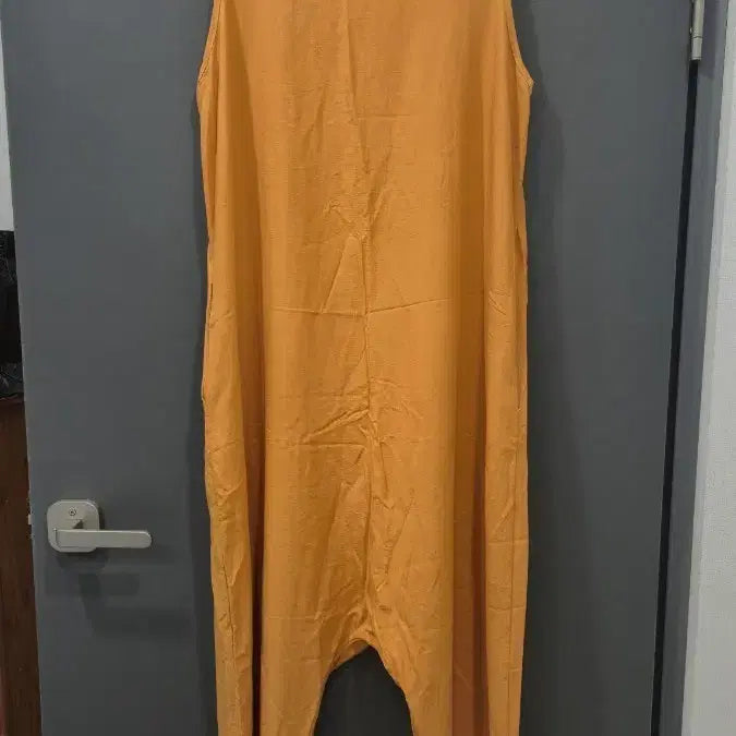 [BUNJANG] Orange Sleeveless Jumpsuit / 오렌지색 민소매 점프수트