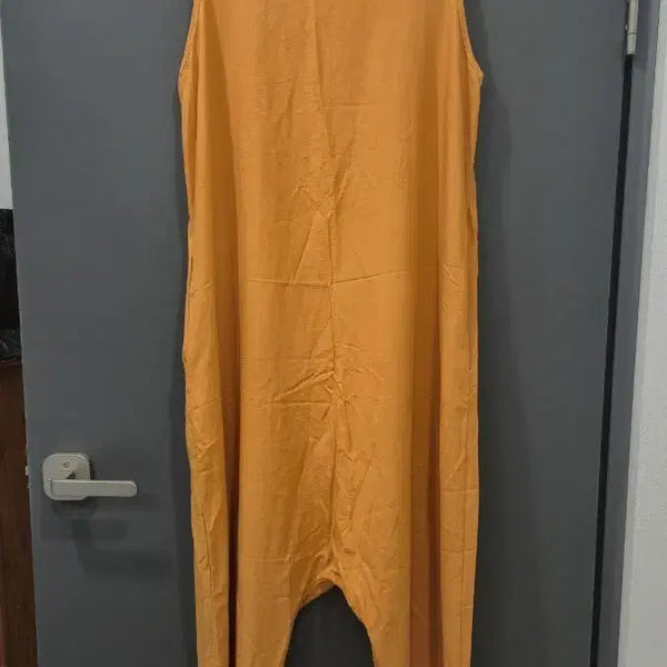 [BUNJANG] Orange Sleeveless Jumpsuit / 오렌지색 민소매 점프수트