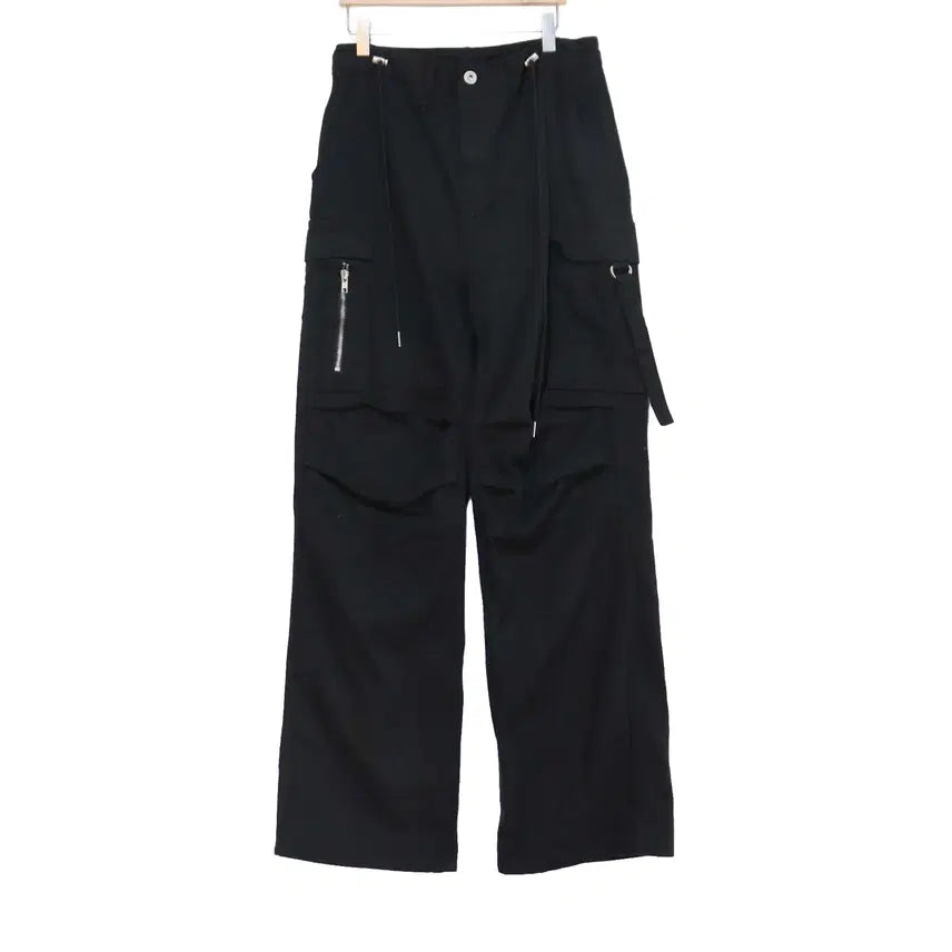 [BUNJANG] UGIPAL Black Cargo Denim Pants / UGIPAL 블랙 카고 데님 F