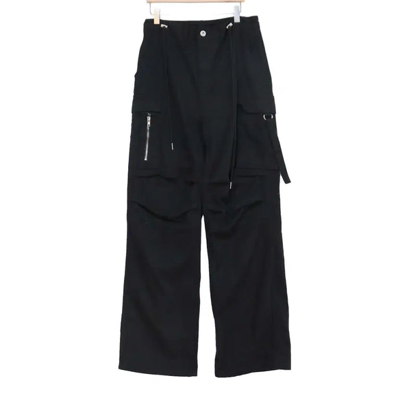 [BUNJANG] UGIPAL Black Cargo Denim Pants / UGIPAL 블랙 카고 데님 F
