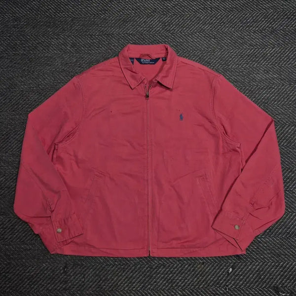 [BUNJANG] Polo Ralph Lauren 90s Harrington Jacket Pink / [XL]90s 폴로 해링턴 핑크-B192