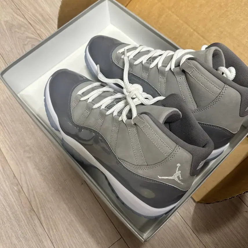 [BUNJANG] Air Jordan 11 Retro Cool Grey / 조던11 레트로 쿨그레이 280(새상품)