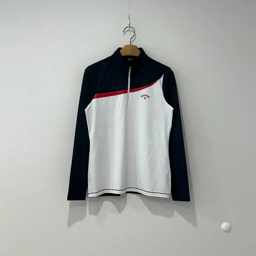 [BUNJANG] Callaway Half-Zip Long Sleeve Shirt / Callaway 캘러웨이 반집업 롱슬리브