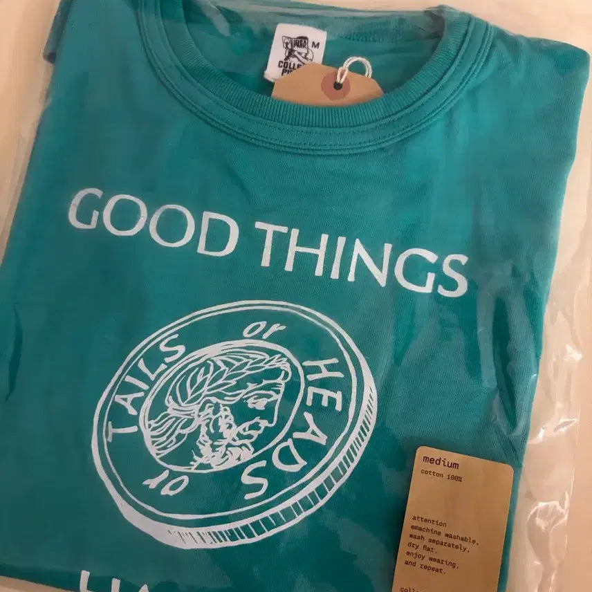 [BUNJANG] Collect Piece Good Things T-shirt / 컬렉트피시스 good things 반팔티셔츠 m사이즈 새상품입니다