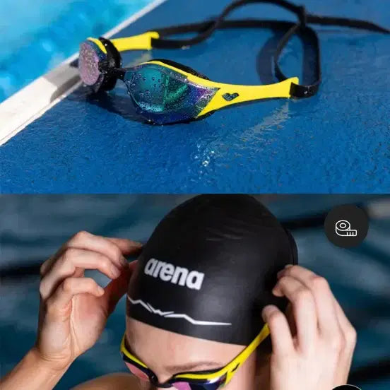 [BUNJANG] Arena Cobra Edge Swipe Racing Goggles Yellow / 아레나 코브라 엣지 스와이프 레이싱수경 옐로우