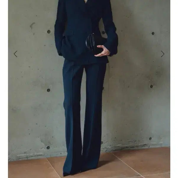 [BUNJANG] Bride And You Navy Double Breasted Blazer and Pants Set / 브라이드앤유 셋업