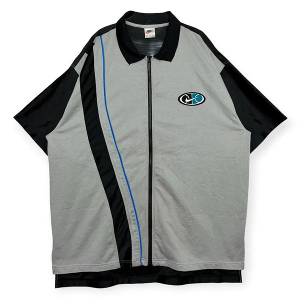 [BUNJANG] Nike 90s Zip-Up Short Sleeve Shirt / 90s 나이키 집업 반팔 셔츠