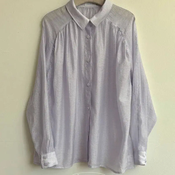 [BUNJANG] She's Cute Jane Shirt Lavender / 쉬이즈큐트 제인셔츠 라벤더