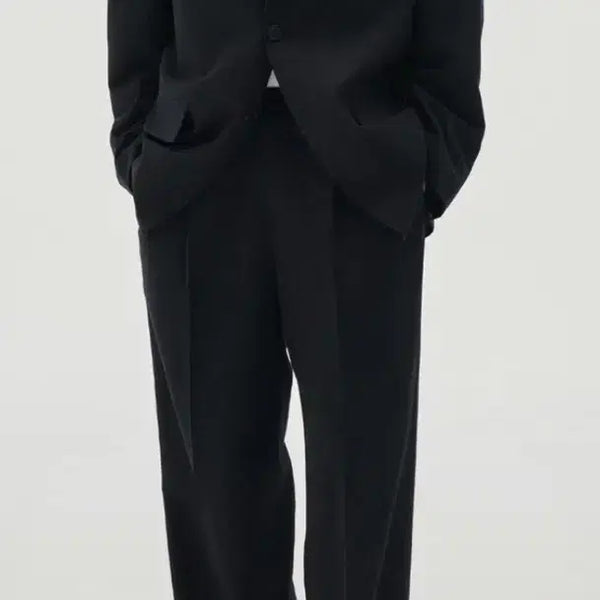 [BUNJANG] Trend Club Core Big Casual Setup Suit Black / 트래드클럽 코어 빅 오버 캐쥬얼 셋업수트 블랙