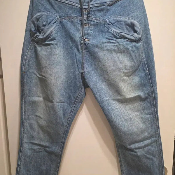 [BUNJANG] Capital Sarrouel Denim Pants (Washed) / [4] 캐피탈 사루엘 데님 팬츠(워싱)