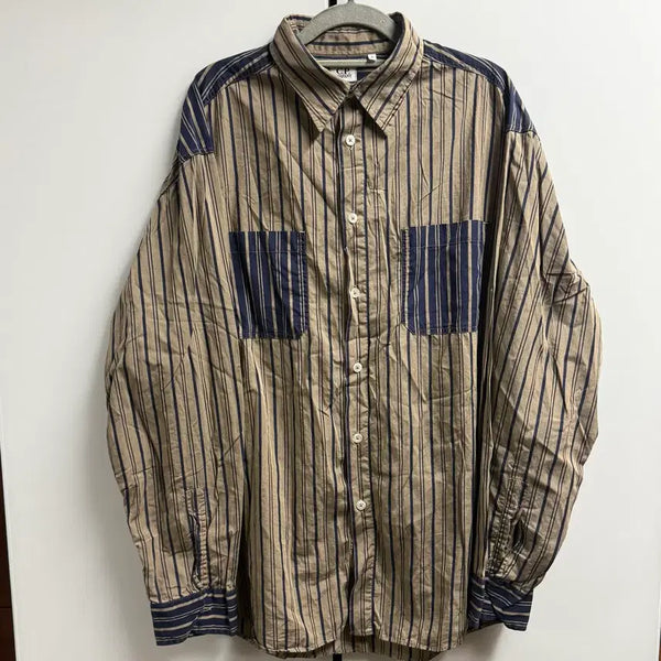 [BUNJANG] CP Company 90s Stripe Shirt / 90s made italy cp 씨피컴퍼니 스트라이프 셔츠 (4)