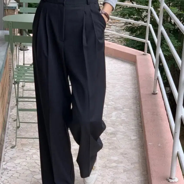 [BUNJANG] Libre Bold Slacks Black M / 리브레 볼드 슬랙스 블랙 M