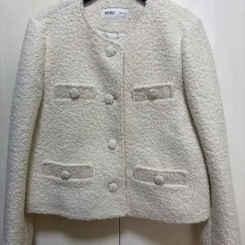 [BUNJANG] MIXXO Boucle Jacket / 미쏘 부클 자켓
