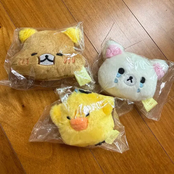 [BUNJANG] Rilakkuma Face Keyring 3-Piece Set / stay with me 리락쿠마얼굴키링3개