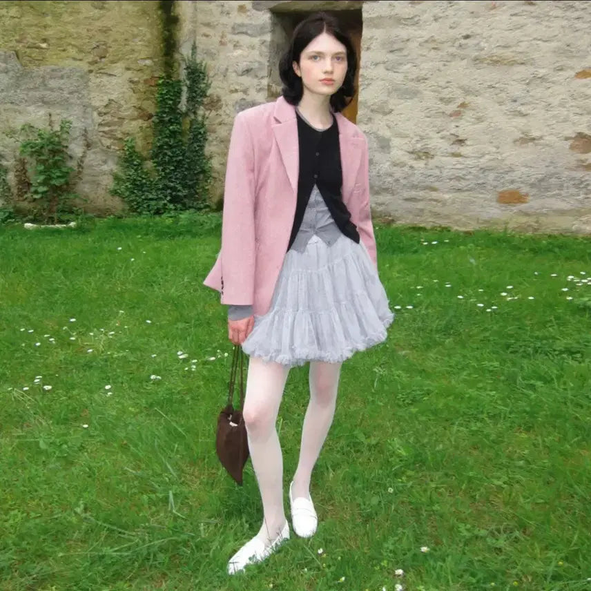 [BUNJANG] Sinoon Tutu Skirt (Light Grey) / [제니 착용] 시눈 튜튜스커트(라이트그레이)