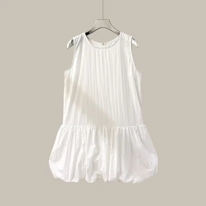 [BUNJANG] Round Pumpkin Mini Sleeveless Dress / 라운드 펌킨 미니 나시 원피스(T5121)