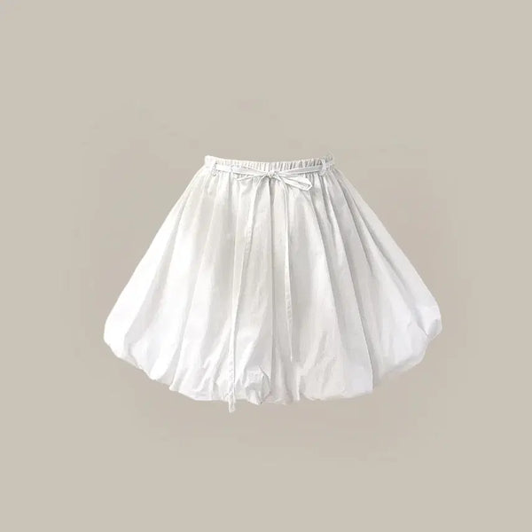 [BUNJANG] Pumpkin Strap Mini Skirt / 펌킨 스트랩 밴딩 미니 스커트 (B1686)