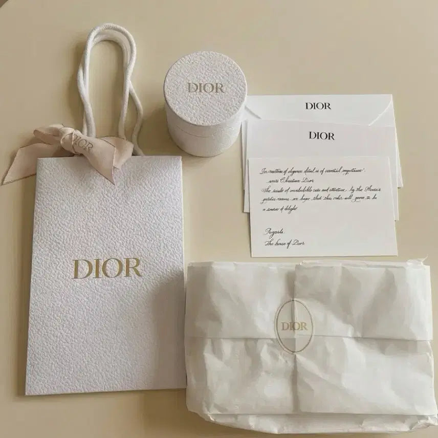 [BUNJANG] Dior Shopping Bag Ribbon Box Full Set / [당일배송/정품/품질보증] 디올 쇼핑백리본 박스 포함 풀셋