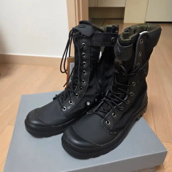 [BUNJANG] Palladium Walker Boots Black / 팔라디움 워커 부츠 블랙