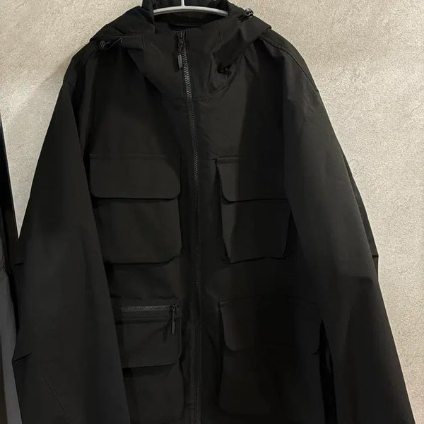 [BUNJANG] GU Windbreaker Jacket Black / GU 바람막이 L