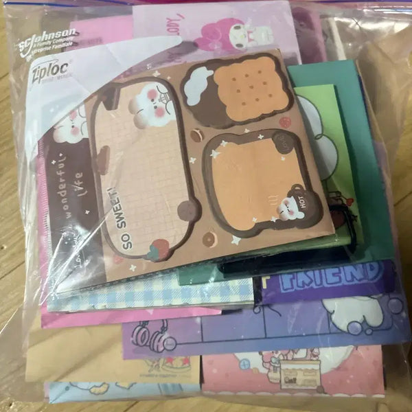 [BUNJANG] Sanrio Design Memo Pad Set / 떡메(산리오,공책,등등)