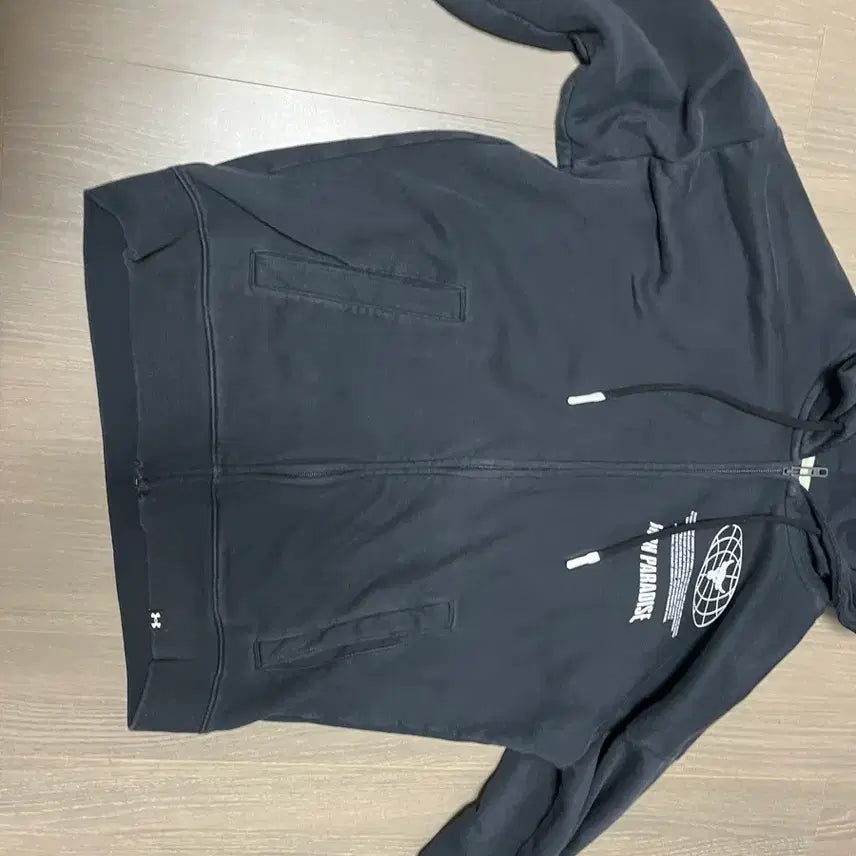 [BUNJANG] Under Armour Black Hoodie M / 언더아머 후드집업 블랙 m
