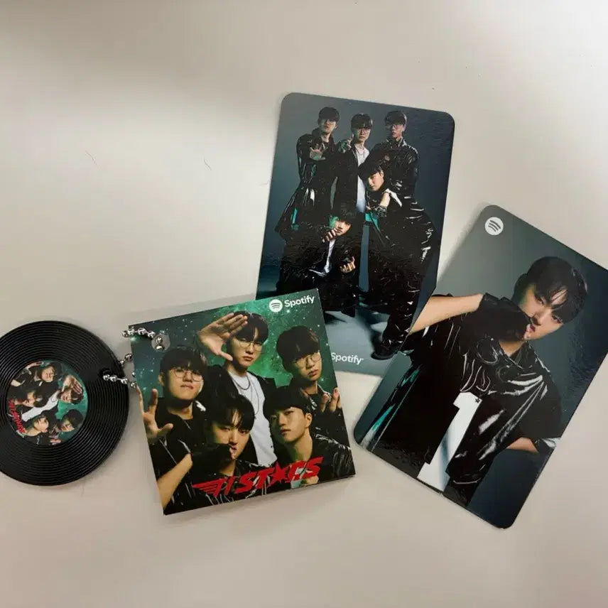 [BUNJANG] T1 Spotify NFC Keychain + Photocard / 티원 스포티파이 NFC 키링+ 포카