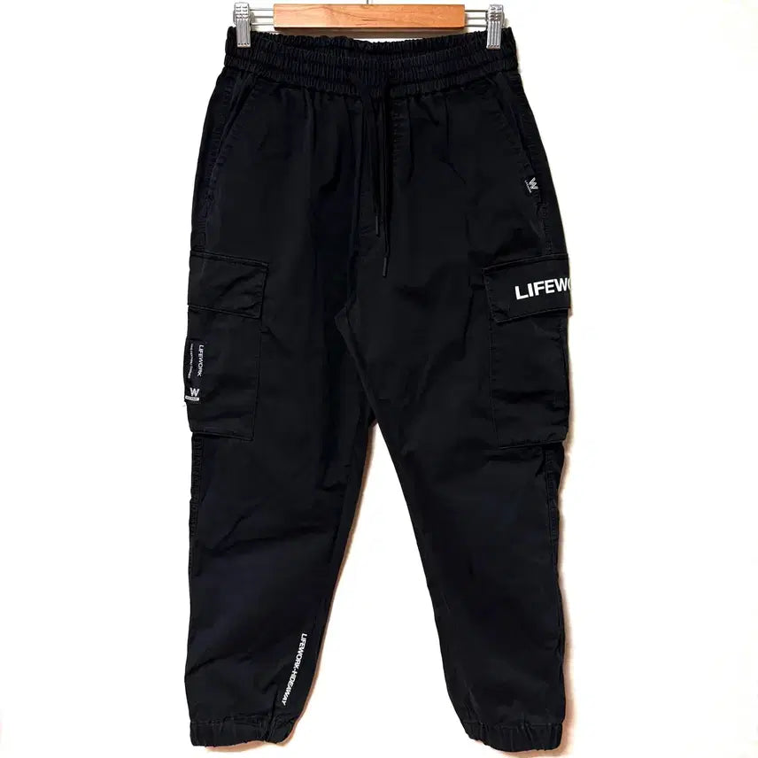 [BUNJANG] LifeWork Cargo Jogger Pants Black / [S,90]라이프워크 카고 조거팬츠 바지 블랙
