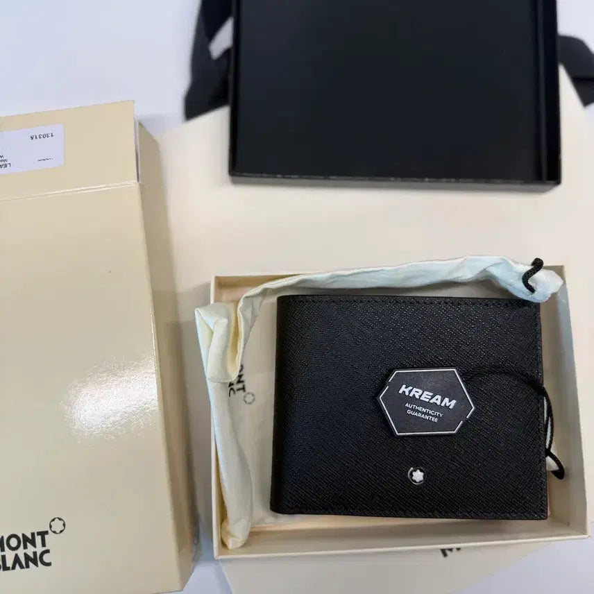 [BUNJANG] Montblanc Sartorial 6cc Bifold Wallet Black / 몽블랑 사토리얼 6cc 반지갑 블랙