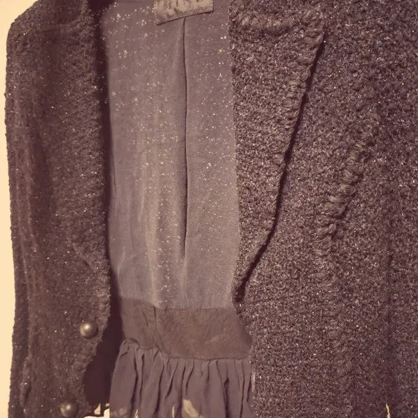 [BUNJANG] Mine Tweed Cardigan / 마인 트위드 가디건