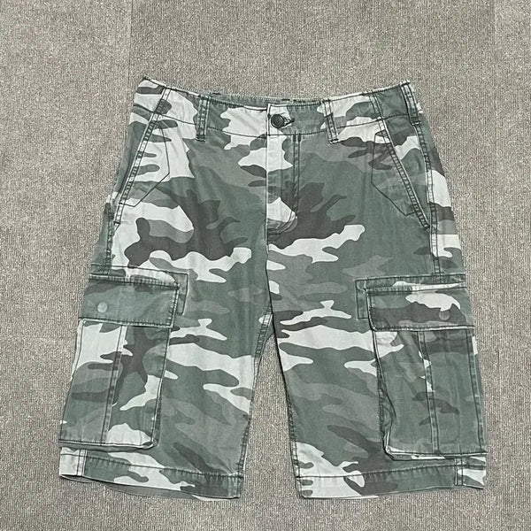 [BUNJANG] Gap Camouflage Cargo Half Pants / 갭 카모플라주 카고 하프팬츠