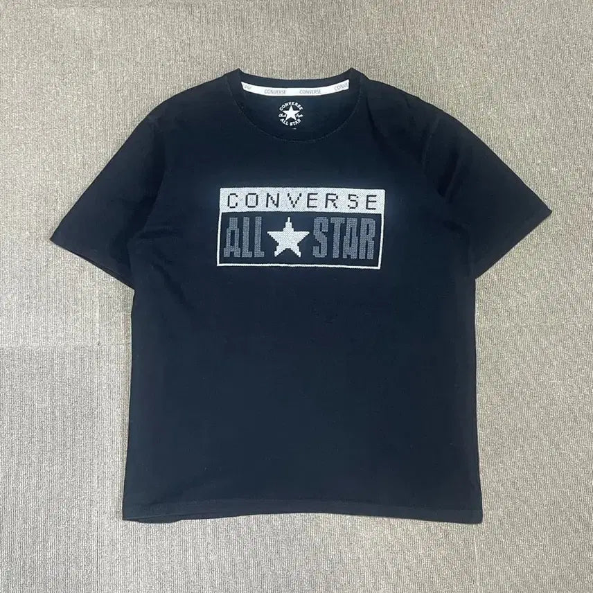 [BUNJANG] Converse Classic All Star Logo T-Shirt / 컨버스 클래식 올스타 로고 티셔츠