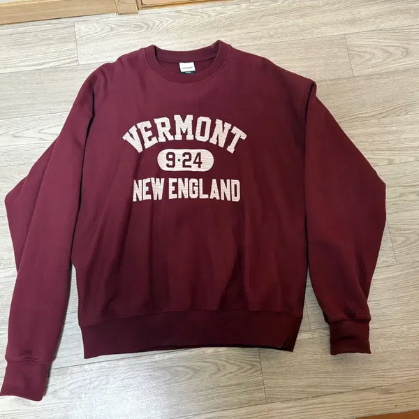 [BUNJANG] Outstanding Vermont Wine Sweatshirt M / 아웃스탠딩 버몬트 와인 맨투맨 M사이즈