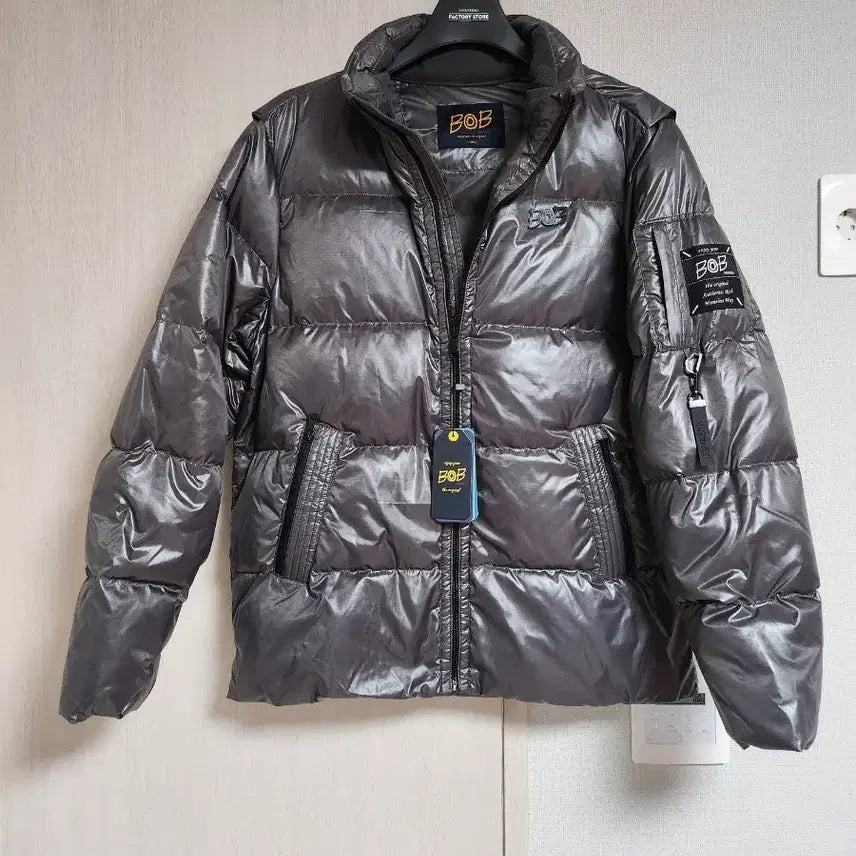 [BUNJANG] BOB Grey Padded Jacket / BOB  그레이 패딩.정품 새상품