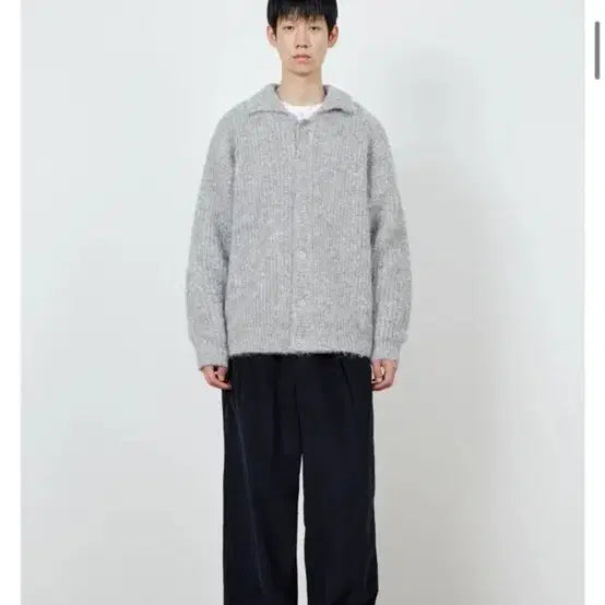 [BUNJANG] KIMUER Grey Cardigan / 키뮤어 그레이 가디건