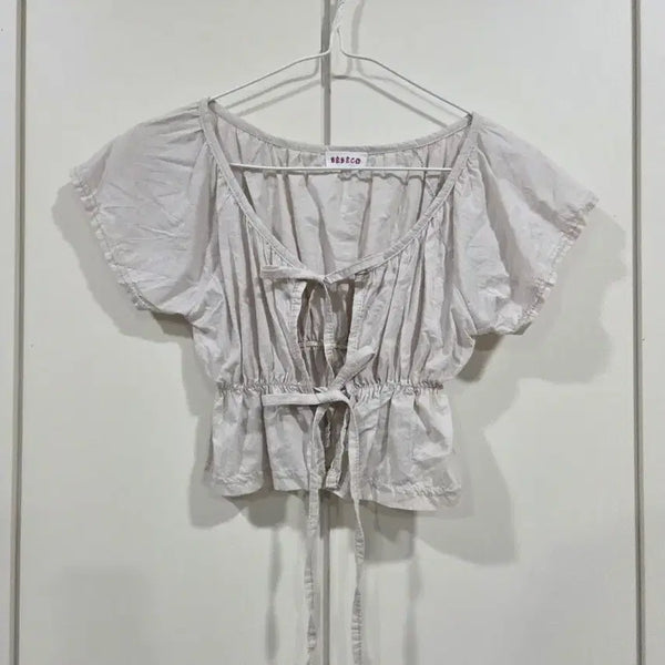 [BUNJANG] BEBECO Cropped Bolero Cardigan / BEBECO 크롭 볼레로 가디건